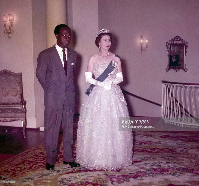 H.M.Queen Elizabeth in Ghana, Kwame Nkrumah, president of G…